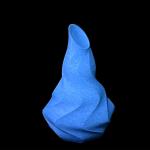 Clear Sky Blue Glow in The Dark 1.75mm PLA Filament with Smooth Surface, Bright Luminous Blue 3D Printer Filament, 1kg (2.2lbs) Plastic Spool 3D Printing PLA Filament Rod