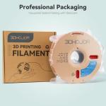 3DHoJor Matte PLA Filament 1.75mm, Upgrade 1kg*2 Bundle Cardboard Spool PLA Filament 1.75 PLA 3D Printing Filament, Print with Most 3D Printers Using 3D Filament-Fire Engine red+Morandi Green