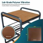 ARTINRACK 2026 Upgraded AC4 Heavy Duty 3D Printer Table Stand with High Density Polymer Vibration Damping Pads, 4 Tier 3d Filament Storage Rack with Wider Wheels for Home Office, Workshop Studio