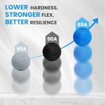 ERYONE TPU Filament 1.75mm +/-0.03mm, Flexible TPU 85A 3D Printer Filament 1kg Spool(2.2 lbs), Ideal for Footwear, Protective Gear, Black