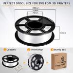 SUNLU Silk PLA Plus Filament 4kg Bundle, Shiny Silk Surface PLA+ 3D Printer Filament 1.75mm ±0.02mm, Glossy 3D Printing Filament,Good Vacuum Packaging, 1kg Spool,4 Packs.(Pink+Purple+Green+Yellow)