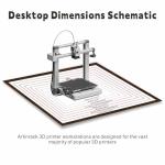 ARTINRACK 2026 Upgraded AC4 Heavy Duty 3D Printer Table Stand with High Density Polymer Vibration Damping Pads, 4 Tier 3d Filament Storage Rack with Wider Wheels for Home Office, Workshop Studio