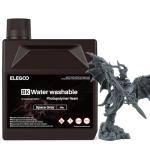 ELEGOO 8K 3D Printer Resin, Water Washable Resin 405nm UV-Curing Resin, Best for 8K/9K/12K LCD 3D Printer Space Grey 2000G