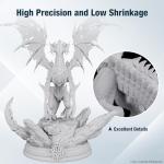 ELEGOO 8K 3D Printer Resin, Standard Photopolymer Resin 405nm UV-Curing Resin, Best for 8K/9K/12K LCD 3D Printer White Smoke 2000G