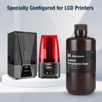ELEGOO 8K 3D Printer Resin, Standard Photopolymer Resin 405nm UV-Curing Resin, Best for 8K/9K/12K LCD 3D Printer White Smoke 2000G