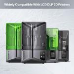 ELEGOO 8K 3D Printer Resin, Water Washable Resin 405nm UV-Curing Resin, Best for 8K/9K/12K LCD 3D Printer Space Grey 2000G