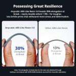 ANYCUBIC 3D Printer Resin Bundle, ABS-Like 3.0 Resin for 8K/14K/16K 3D Printing, Strong Strength, High Precision, Low Odor, Wide Compatibility for All LCD Resin 3D Printers (Clear, 4kg)