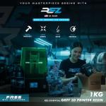 Rez Resin 1 kg, Essential Grey UV Photopolymer Resin for SLA/DLP/LCD 3D Printers, Ultra-High Detail, Fast-Curing Tough Resin for Highly Detailed Models, high Strength and Low Odor, 2K 4K 6K 8K