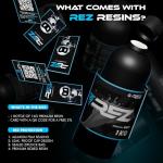 Rez Resin 1 kg, Essential Grey UV Photopolymer Resin for SLA/DLP/LCD 3D Printers, Ultra-High Detail, Fast-Curing Tough Resin for Highly Detailed Models, high Strength and Low Odor, 2K 4K 6K 8K