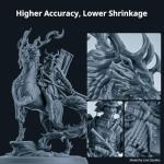 ANYCUBIC 3D Printer Resin Bundle, ABS-Like 3.0 Resin for 8K/14K/16K 3D Printing, Strong Strength, High Precision, Low Odor, Wide Compatibility for All LCD Resin 3D Printers (Clear, 4kg)