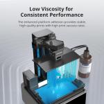 ANYCUBIC Water Washable 3D Printer Resin 2.0, 405nm High Precision 3D Resin, Low Shrinkage Photopolymer Resin for 4K/8K/12K Capable LCD DLP Resin 3D Printer Printing (Clear Blue, 1000g)