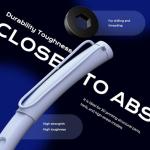 Chitu Systems ABS-Like Resin, 3D Printer Conjure Resin Fast Curing High Precision Non-Brittle, White 3 * 1000g