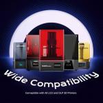 Chitu Systems ABS-Like Resin, 3D Printer Conjure Resin Fast Curing High Precision Non-Brittle, White 3 * 1000g