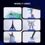 Chitu Systems ABS-Like Resin, 3D Printer Conjure Resin Fast Curing High Precision Non-Brittle, White 3 * 1000g