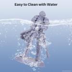 ELEGOO Upgraded Water Washable Resin 2.0, 3D Printer Resin with Low Viscosity and High Precision, 405nm Rapid UV-Curing Photopolymer Resin, 3D Resin for LCD/DLP 3D Printing, Clear Red 2000G