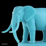 ELEGOO Water Washable Resin 2.0, 405nm UV-Curing 3D Printer Resin with Lower Viscosity, Higher Toughness, Compatible with Saturn Mars Jupiter MSLA DLP LCD 3D Printers, Blue 2KG