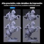 ELEGOO Water Washable 3D Printer Resin 2.0, Fast Curing Photopolymer Resin for Mars Saturn Jupiter MSLA DLP LCD 3D Printing, 385-405nm UV Curing 3D Printing Liquid, Clear Blue 2000g