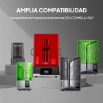 ELEGOO Water Washable 3D Printer Resin 2.0, Fast Curing Photopolymer Resin for Mars Saturn Jupiter MSLA DLP LCD 3D Printing, 385-405nm UV Curing 3D Printing Liquid, Clear Blue 2000g