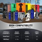 JAYO ABS-Like 3D Printer Resin Dark Grey 3000g, 405nm UV Curing Photopolymer Resin for MSLA DLP LCD Impresora with High Strength and Toughness, Low Viscosity