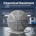 PEBA Filament 1.75mm Full 1kg SpoolHaus Super Bounce | High Rebound Flexible Filament | The Super TPU 78% Energy Return | Bouncy Airless Basketball 3D Printer Filament Lightweight Grey 1kg