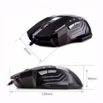 7-Button Wired Gaming Mouse with LED Lights
