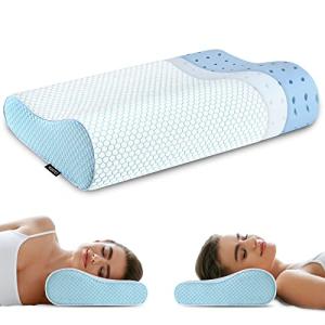 Queen Size Memory Foam Neck Pillow - Multiple Colors