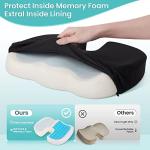 CushZone Gel Seat Cushion for All-Day Comfort