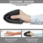 Vassink Rechargeable Wireless Ergonomic Vertical Mouse
