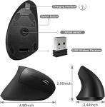 Vassink Rechargeable Wireless Ergonomic Vertical Mouse