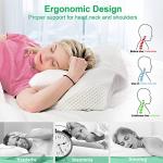 Elviros Contoured Memory Foam Neck Support Pillow