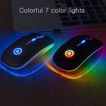 Rechargeable RGB Wireless Optical Mouse for PC