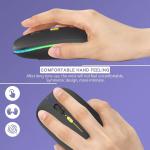 Rechargeable RGB Wireless Optical Mouse for PC