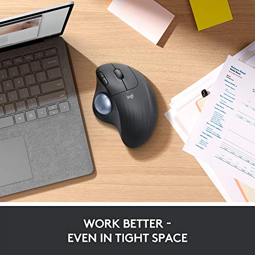 Wireless Ergonomic Trackball Mouse for Windows & Mac