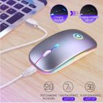 Rechargeable RGB Wireless Optical Mouse for PC