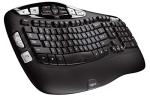 Logitech K350 Ergonomic Wireless Keyboard - Black