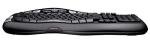 Logitech K350 Ergonomic Wireless Keyboard - Black