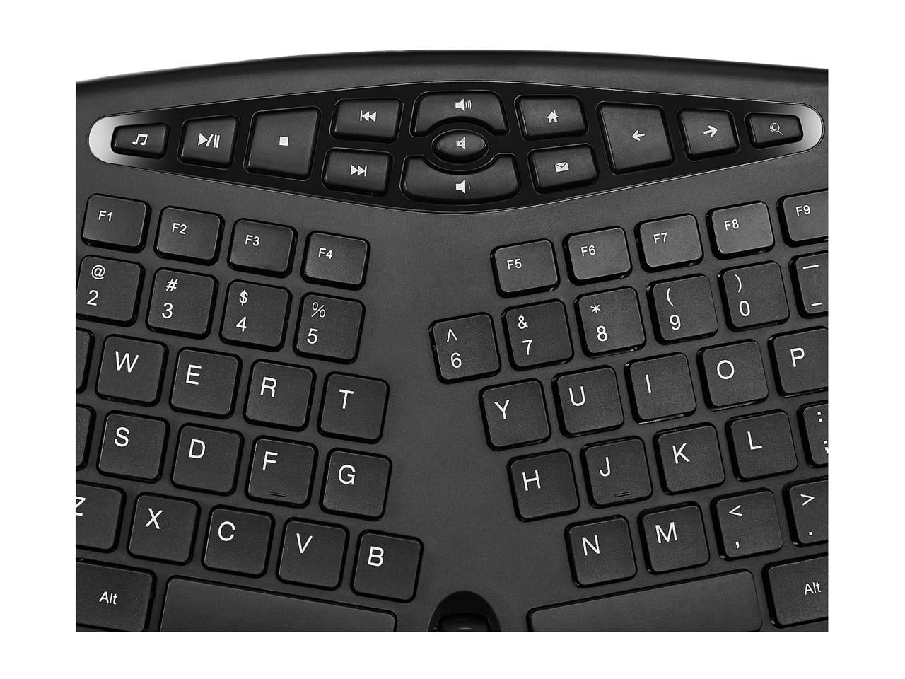 Windows Ergonomic Desktop Keyboard - Adesso AKB-160UB