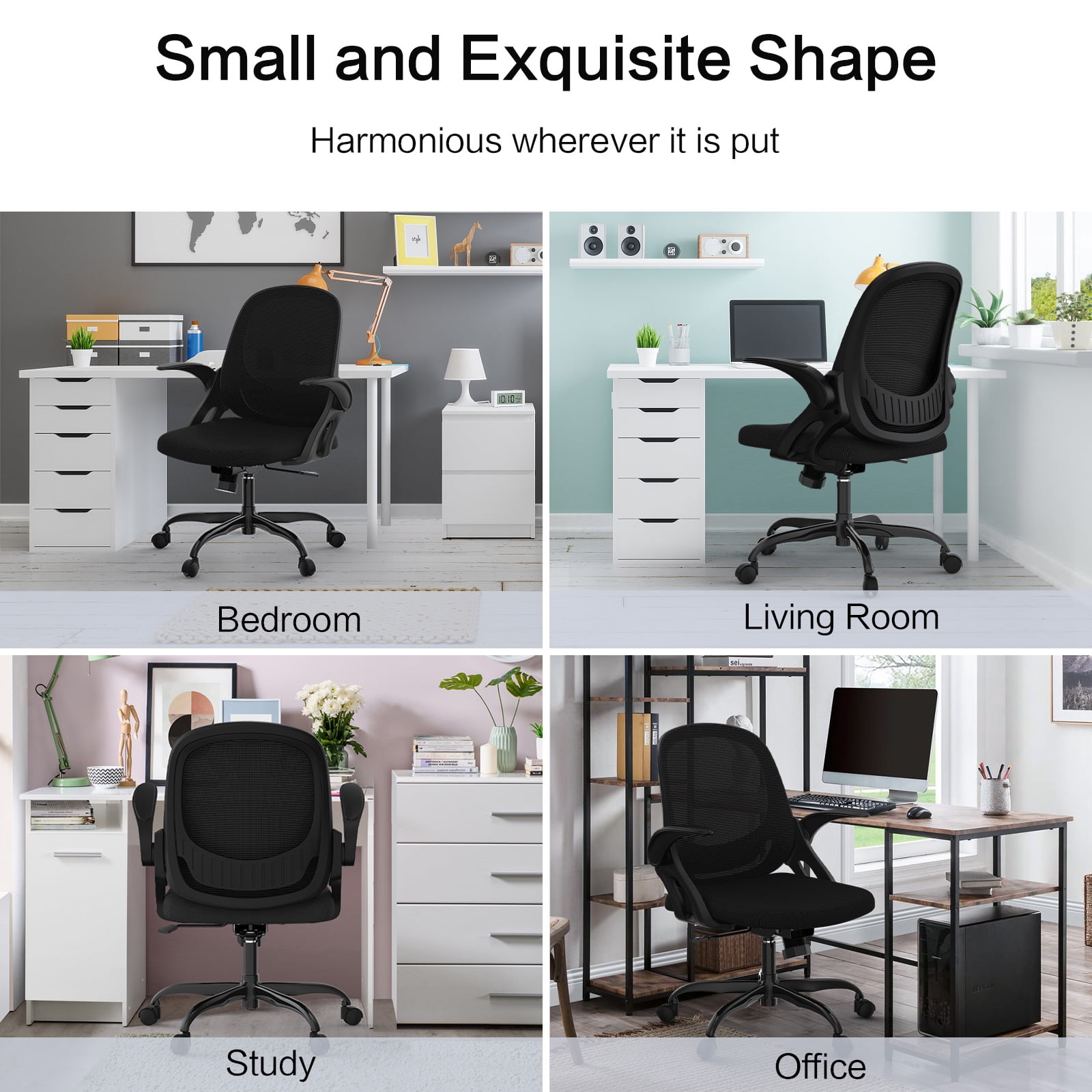 Ergonomic Mesh Office Chair - Black