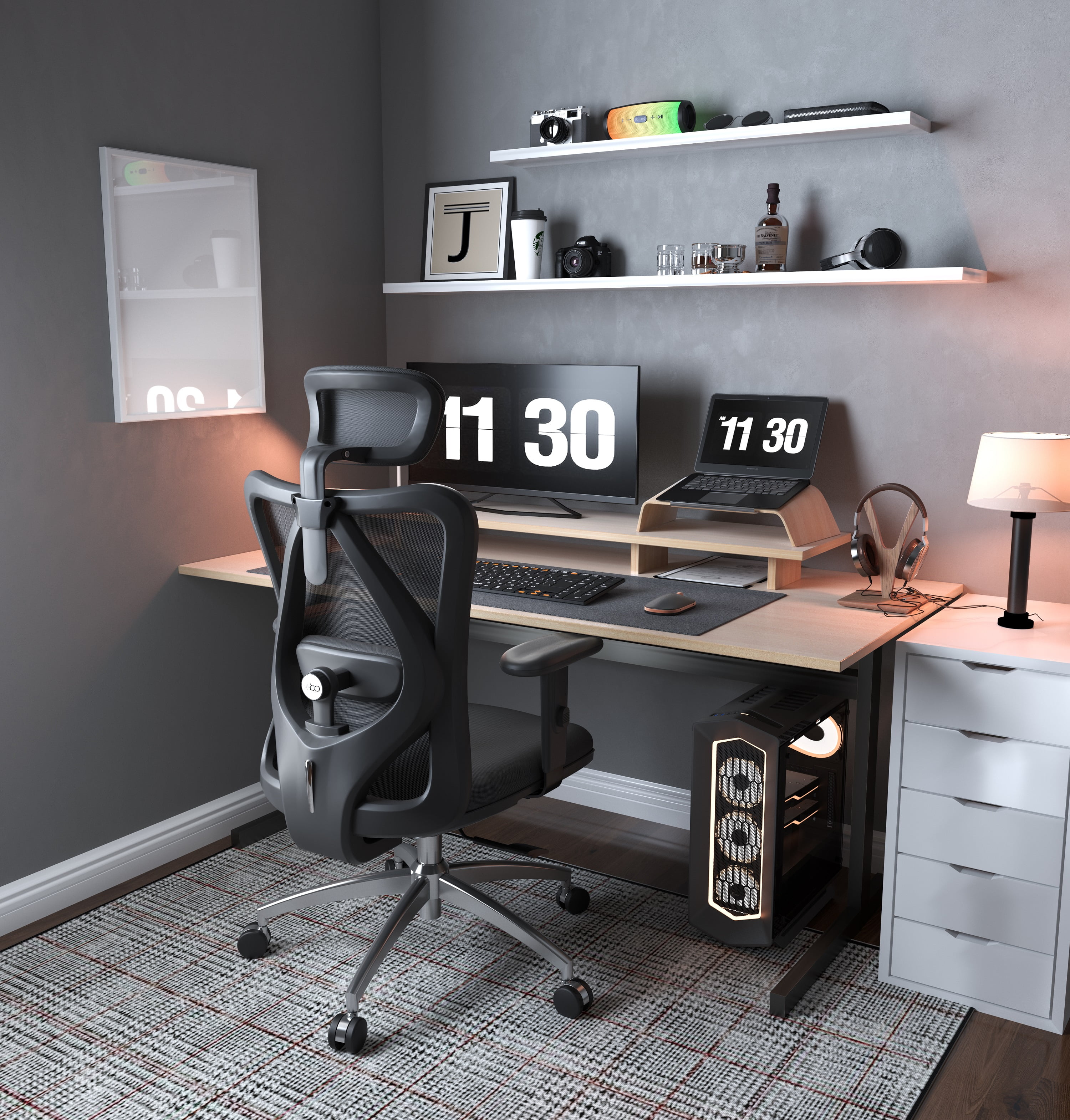SIHOO High-Back Ergonomic Office Chair with Lumbar Support