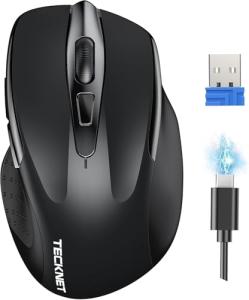 TECKNET 2.4G Wireless Mouse with 6 Buttons