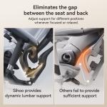 SIHOO Mid-Back Ergonomic Office Chair - Gray