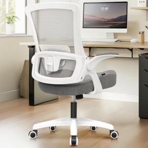 Ergonomic High-Back Mesh Desk Chair (Grey)