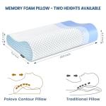 Memory Foam Neck Support Pillow for Pain Relief