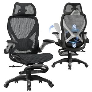 ELABEST X100 Ergonomic Office Chair with Footrest