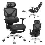 Comfortable Ergonomic Office Chair with Adjustable Lumbar Support