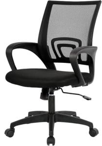 BestOffice Ergonomic Mid-Back Desk Chair with Lumbar Support
