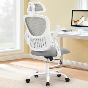Ergonomic High-Back Mesh Office Chair with Wheels