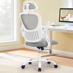 Ergonomic High-Back Mesh Office Chair with Wheels