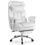 Ergonomic Executive Desk Chair with Footrest and Lumbar Support