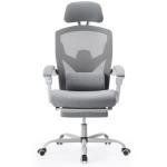 Sweetcrispy Ergonomic High-Back Desk Chair with Footrest
